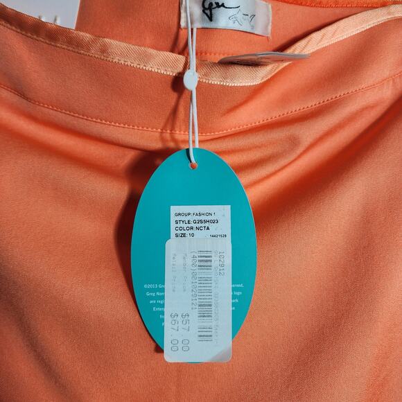 Greg Norman NWT peach colored golf skort skirt with shorts woman's size 10 - Picture 5 of 10